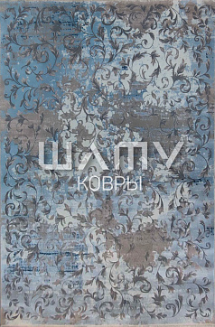 Ковер Tual 36213A Grey ckm/L.Bllue прямоугольник